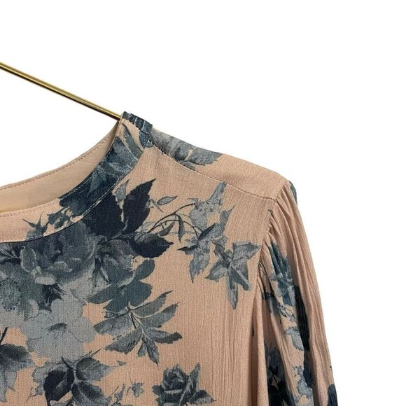 Penelope Rose Floral Rose Long Sleeve Boho Lined Dress Size 1X - Picture 2 of 9